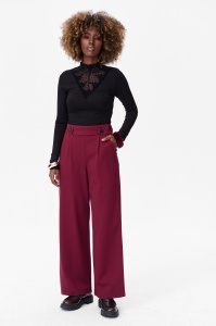 Spodnie Damskie Paloma Aubergine