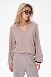 Bluzka Damska Liczi Cappuccino