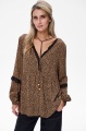 Bluzka Damska Lichi BS Ciepły Beż Cętki