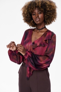 Bluzka Damska Aluetta Aubergine