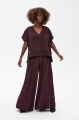 Spodnie Damskie Cygaro Dark Brown