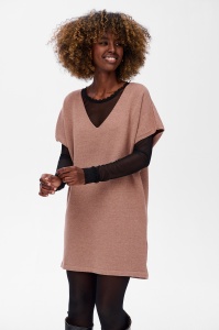 Tunika Swetrowa Damska Syri Latte