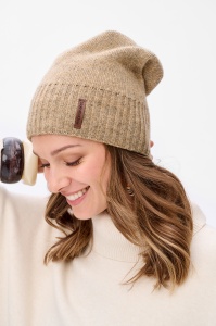 Czapka Damska Quanti Beige Melange