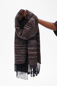 Szal Damski ED-S 214 Chocolate / Grey