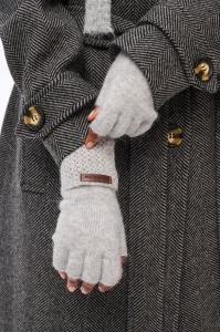 Rękawiczki Damskie Mitenki ST 2113 Grey Melange