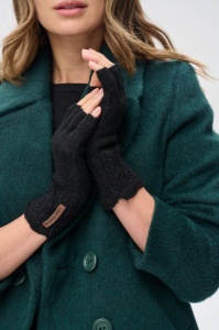 Rękawiczki Damskie Mitenki ST 2115 Black