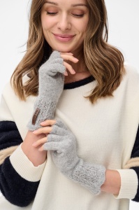 Rękawiczki Damskie Mitenki ST 2115 Grey Melange