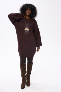Sukienka Reyczel Light Chocolate