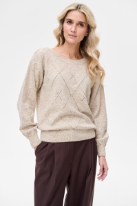 Sweter Damski Bery Light Beige