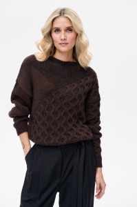 Sweter Damski Cavo Dark Chocolate