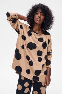 Bluzka Damska Kashy Beige / Black