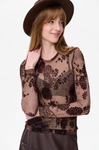 Bluzka Damska Rea Light Chocolate