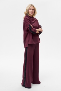 Spodnie Damskie Disa Aubergine