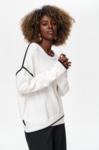 Sweter Damski Glay Ecru