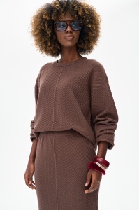 Sweter Damski Pascal Light Chocolate