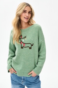 Sweter Damski Łufi Mint