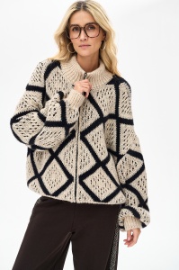 Kardigan Damski Tuki Light Beige