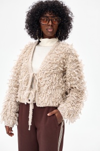 Kardigan Damski S1013-2 Light Beige