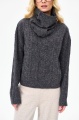 Sweter Damski SH 8517 Dark Grey Melange