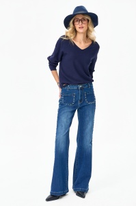 Jeansy Damskie 3D 1552-1 Jeans