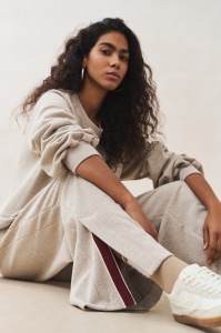Spodnie Damskie Alma Beige / Off white Check