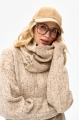 Czapka Z Daszkiem MZ 23100A Warm Beige