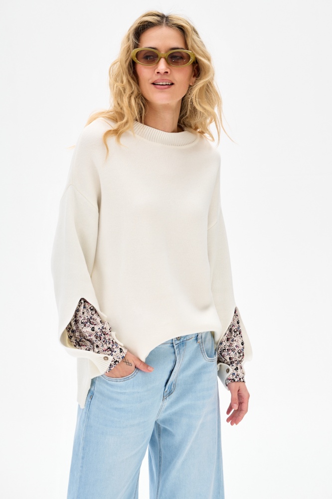 Sweter Damski Celeste 2 Ecru / T1681-01