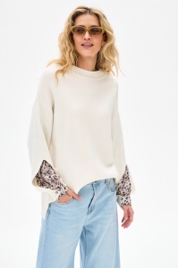 Sweter Damski Celeste 2 Ecru / T1681-01