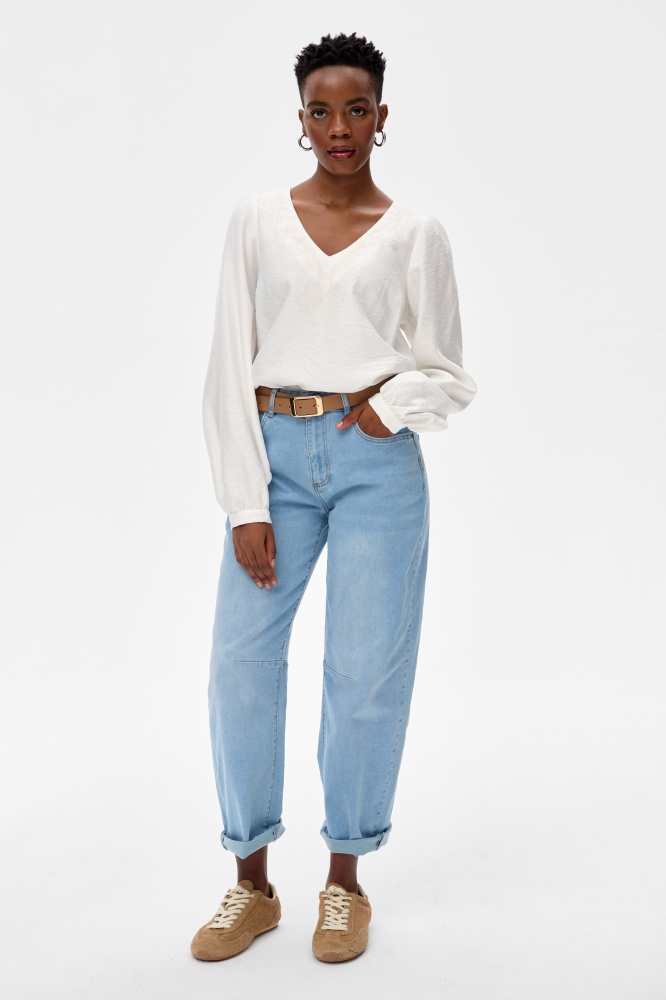 Jeansy Damskie 3D 1679 Light Jeans