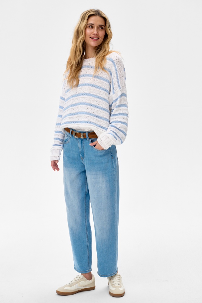 Jeansy Damskie 3D 1722 Light Jeans