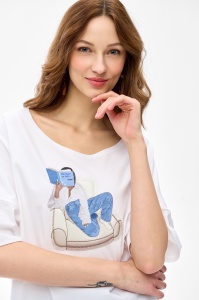 Bluzka Damska Tina Ecru