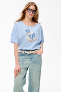 Bluzka Damska Tina Light Blue