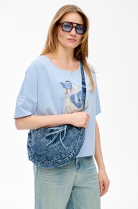 Torebka Damska L-6300-35 Denim