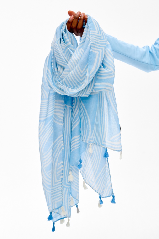 Szal Damski YF 6522 Light Blue