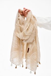 Szal Damski YF 6522 Beige