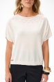 Bluzka Damska Zarix Ecru