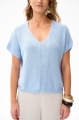 Bluzka Damska Niga Light Blue