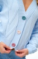 Kardigan Damski Bosin Light Blue