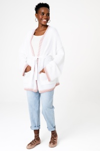 Kardigan Damski Rea Powder Pink