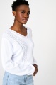 Sweter Damski Poze Ecru