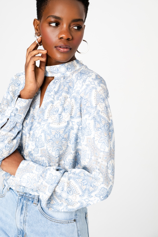 Bluzka Damska Ika 2 Light Blue