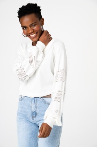 Sweter Damski Niya Ecru