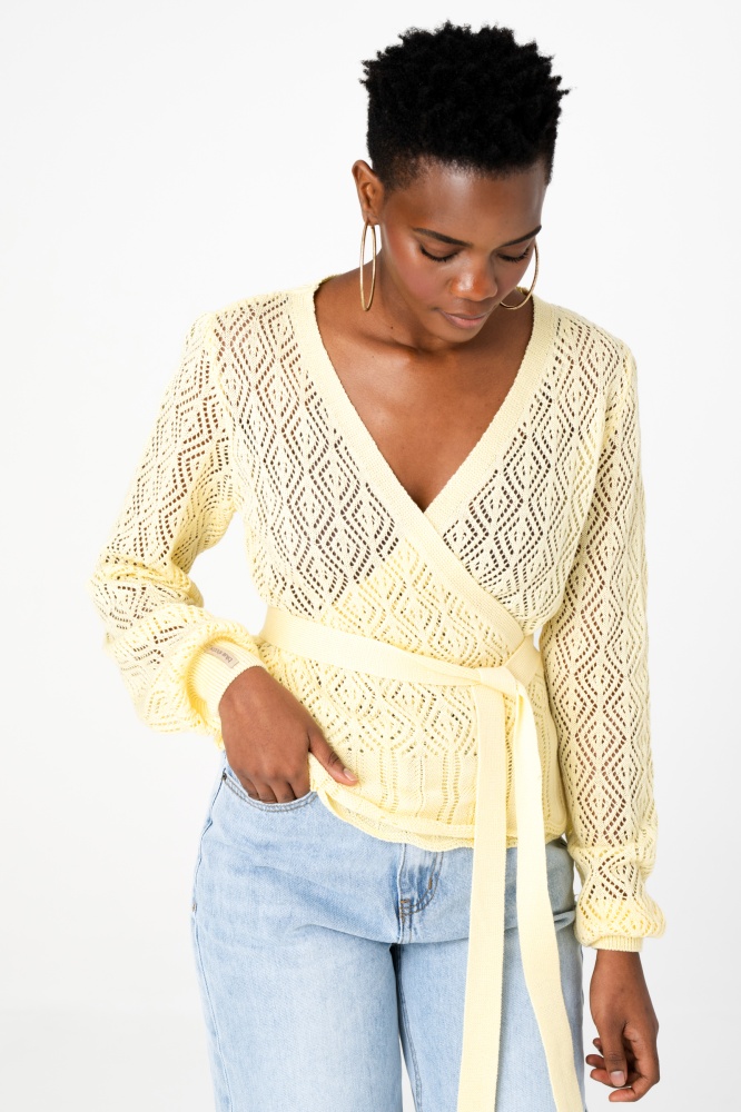 Kardigan Damski Sevila Banana