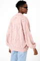 Kardigan Damski Blash Powder Pink