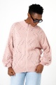 Kardigan Damski Blash Powder Pink