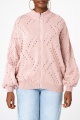Kardigan Damski Blash Powder Pink