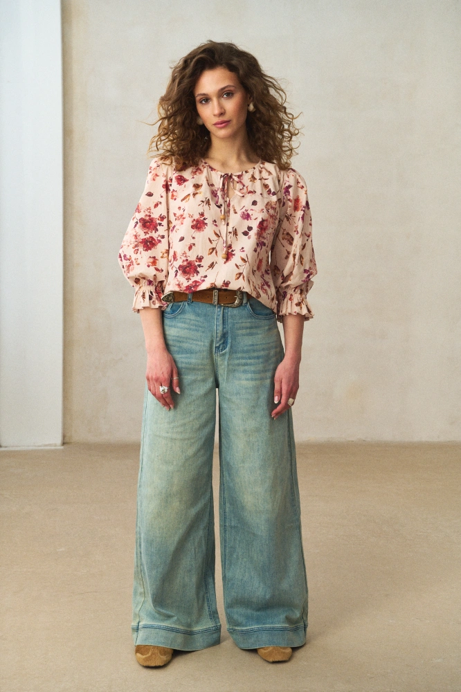 Bluzka Damska Abena Powder Pink