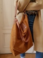 Torebka 2 BS Skóra Naturalna Camel