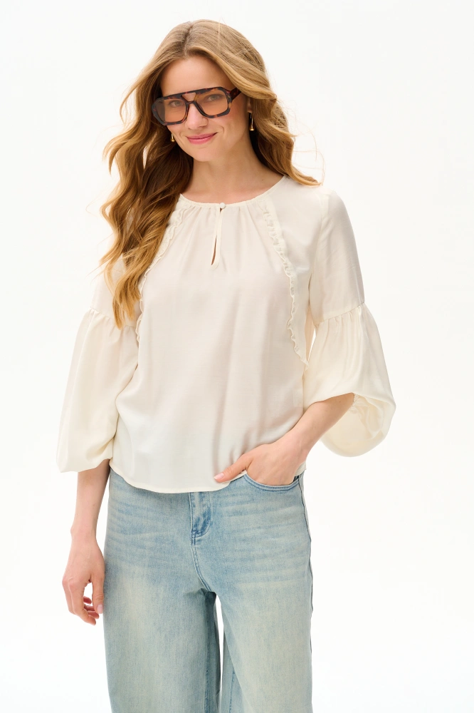Bluzka Damska Ata Ecru