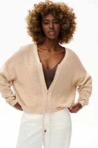 Kardigan Damski Zefir Light Beige